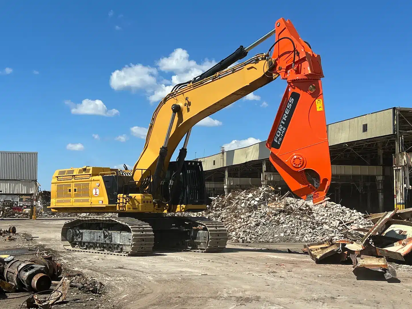 Fortress FS-145 on a demolition site