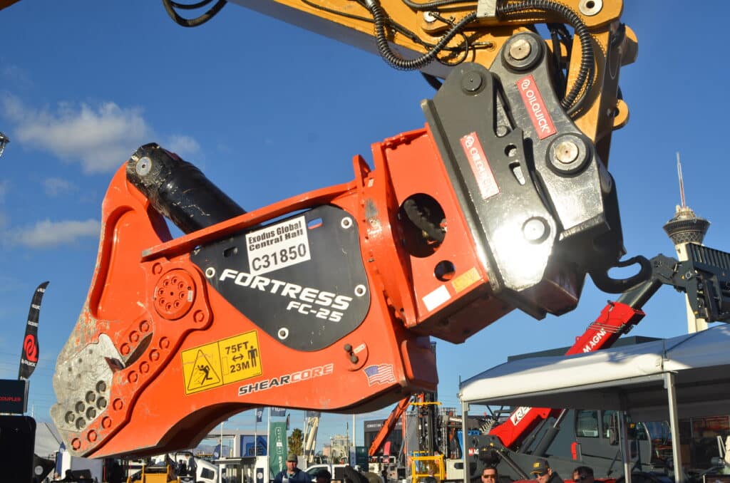 ShearCore in Live Demo at ConExpo