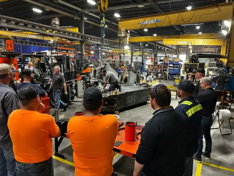 ShearCore Advanced Training Class Observing service work on a shear
